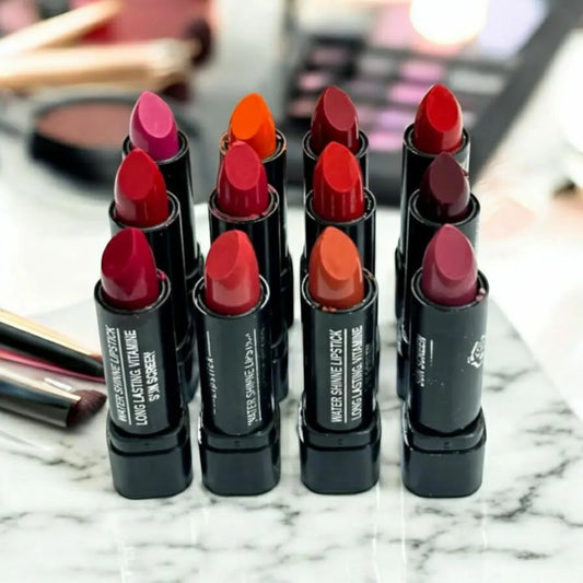 12 Pcs High Pigmented Matte Lipstick Set